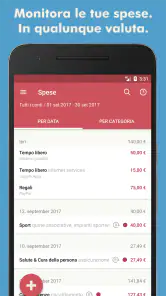 Toshl Finance - budget screenshot