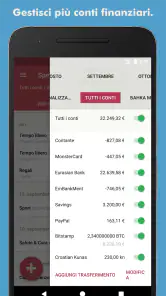 Toshl Finance - budget screenshot