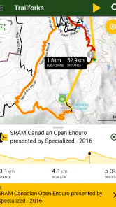 Trailforks screenshot