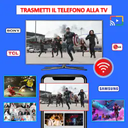 Trasmetti il telefono alla TV 1