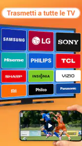 Trasmetti video alla TV: XCast screenshot