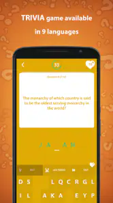 Trivia quiz storia screenshot