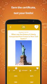 Trivia quiz storia screenshot