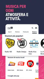 TuneIn Radio: sport e musica 5