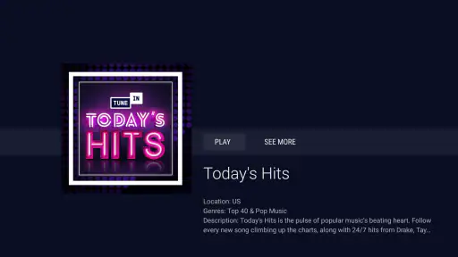 TuneIn Radio: sport e musica 8