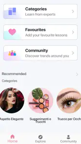 Tutorial per il Trucco App screenshot