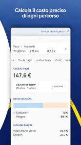 ViaMichelin GPS, Mappe screenshot