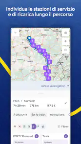 ViaMichelin GPS, Mappe screenshot