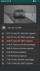 Vista telecamera IP WiFi screenshot