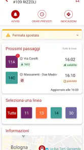 WeBus - Bus Bologna e Ferrara screenshot