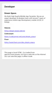 WebView Android App screenshot