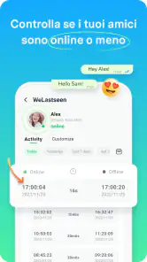 WeLastseen: Chat App Tracker screenshot