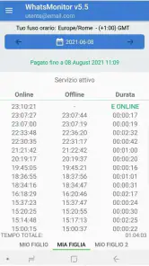 WhatsMonitor Online screenshot