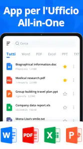 Word Office - Apri Word, Docx screenshot