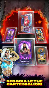 WWE SuperCard - Carte da gioco screenshot