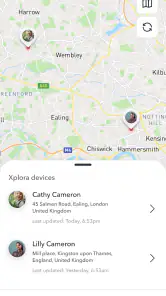 Xplora screenshot