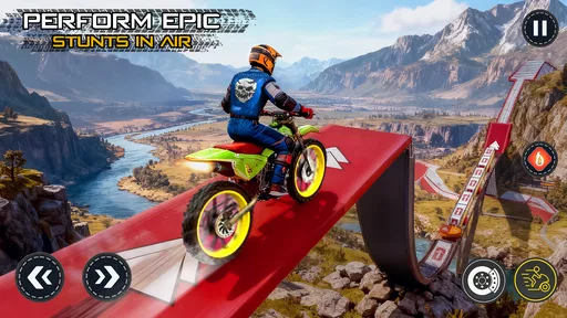 バイクスタントレースゲーム 2