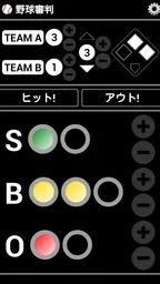 野球審判 (野球のカウンター) 1