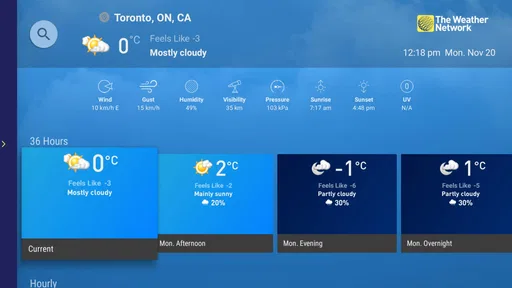 The Weather Network TV App 7