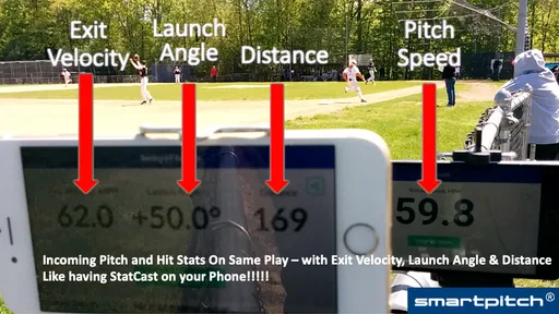 SmartPitch Speed Gun w Hitting 5