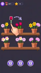 花マージ - マッチパズル, フラワー, 花のゲーム 1