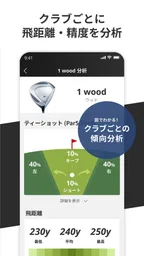 楽天ゴルフスコア管理 GPS距離・高低差の計測・スイング解析 8