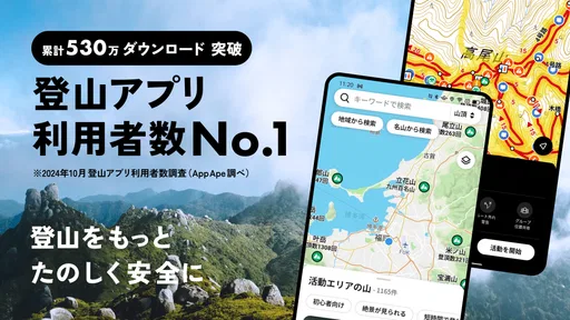 YAMAP / ヤマップ 登山地図アプリ 1