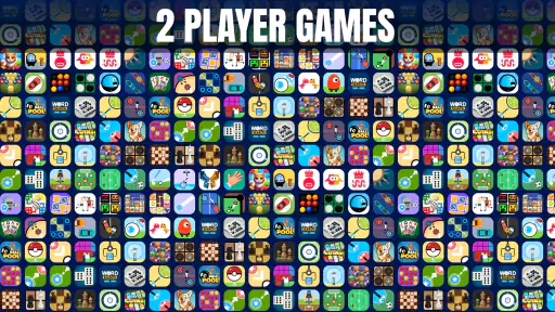 2⼈⽤ゲーム。 オフラインゲーム。 楽しいミニゲーム。 1