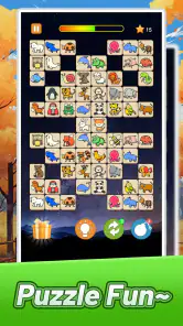 Animal Match Link - Onet Tile screenshot