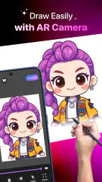 ARアート・ドローイング：トレース＆ペイント 1