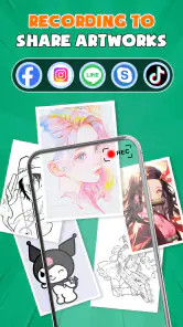 AR描画：アニメの描き方を学ぶ screenshot