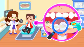 Baby Panda's Town: びょういん screenshot