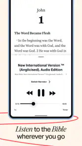 Holy Bible Offline NIV KJV App screenshot