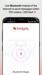 Bridgefy: インターネット不要のメッセージアプリ screenshot