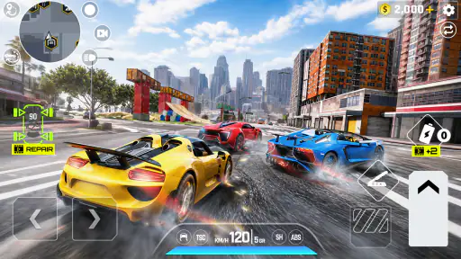 Car Driving Traffic Race 4