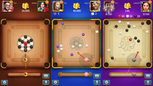 Carrom Meta-Board Disc Game 1