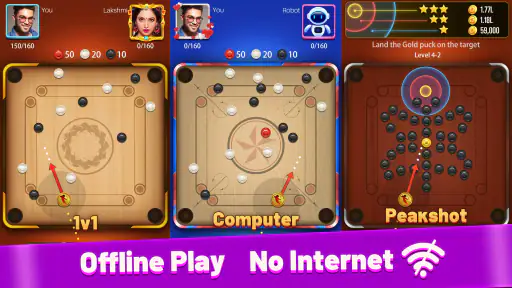 Carrom Meta-Board Disc Game 2
