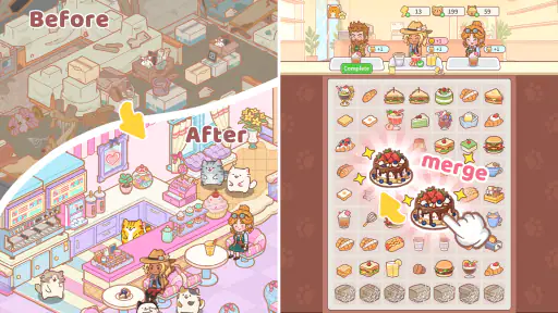 Cat Garden Merge 6