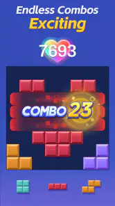 カラーブロック：脳トレパズル(ColorBlock) screenshot