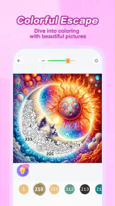 Color Master: 塗り絵&番号別カラー&塗り分ける screenshot