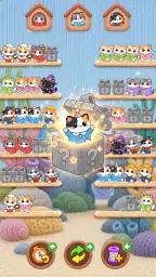 Cutie Sort: 猫 ソート 猫 色 並べ替え 2