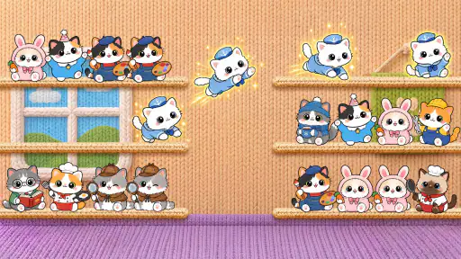 Cutie Sort: 猫 ソート 猫 色 並べ替え 7