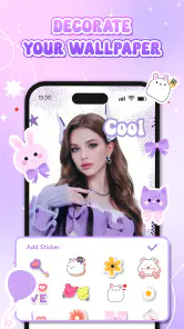 DIY Wallpaper Maker Collage screenshot