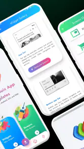 Flutter UI アプリ テンプレート screenshot