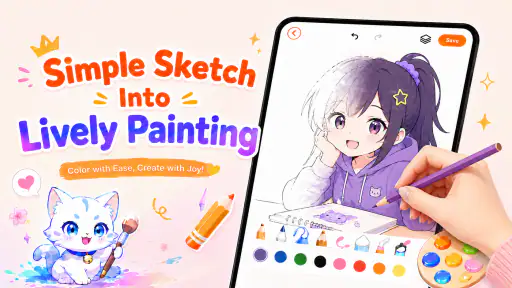 Fun Color Pop: Easy Painting 1