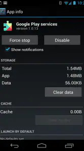 Google Play開発者サービス screenshot
