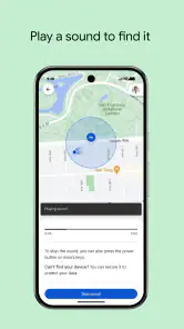 Google の Find Hub screenshot