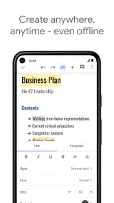 Google ドキュメント screenshot