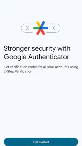 Google 認証システム screenshot