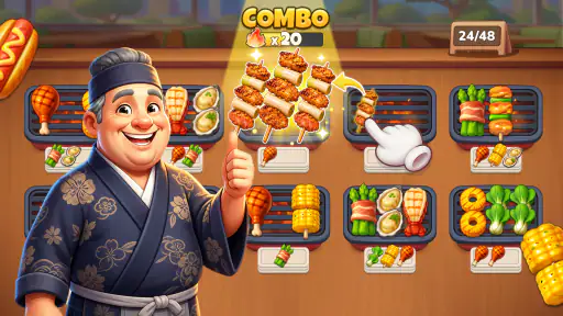 Grill Master:フード仕分けパズル 1